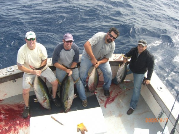 Nice yellow fins all in the Canyon!